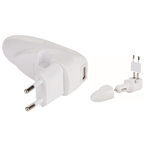 Alimentatore Usb da auto e presa di corrente